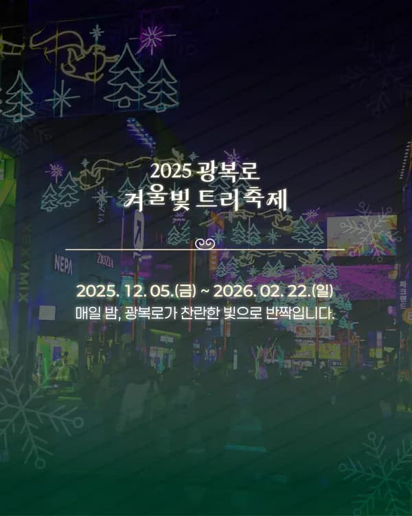 광복로 겨울빛 트리축제 이미지 8